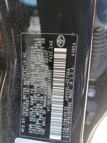Photo 10 from auction – 2013 TOYOTA CAMRY L with VIN 4T1BF1FK6DU252593