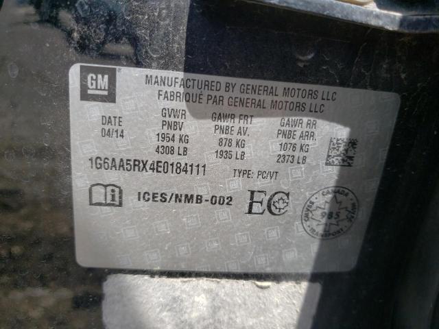 Photo 10 from auction – 2014 CADILLAC ATS with VIN 1G6AA5RX4E0184111