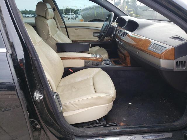 Photo 5 from auction – 2007 BMW 750 with VIN WBAHN83557DT67521