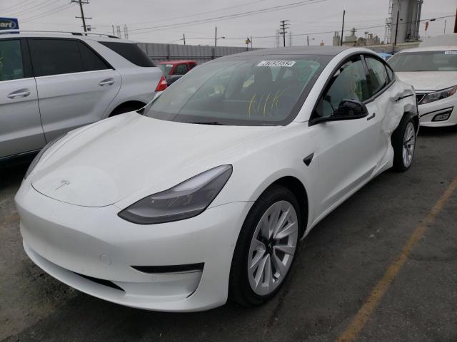 Photo 2 from auction – 2022 TESLA MODEL 3 with VIN 5YJ3E1EA9NF143849