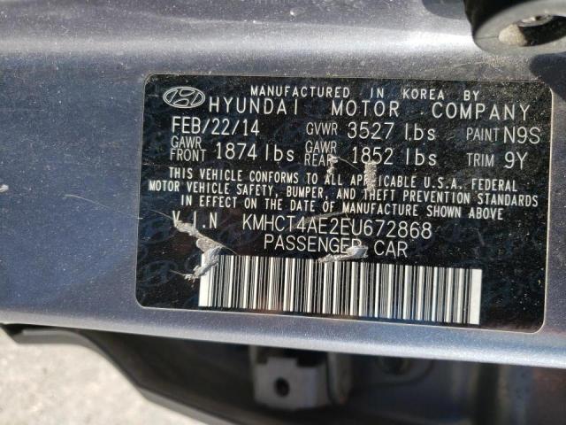Photo 10 from auction – 2014 HYUNDAI ACCENT GLS with VIN KMHCT4AE2EU672868