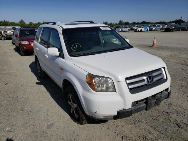 HONDA PILOT EX 2006 with VIN 2HKYF18766H539730 - Photo from auction