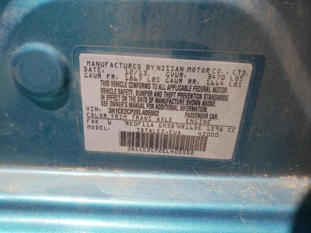 Photo 10 from auction – 2014 NISSAN VERSA NOTE with VIN 3N1CE2CP2EL405552