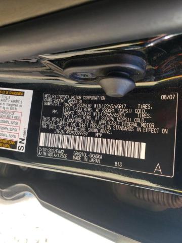 Photo 10 from auction – 2008 TOYOTA 4RUNNER SR with VIN JTEZU14R280099759