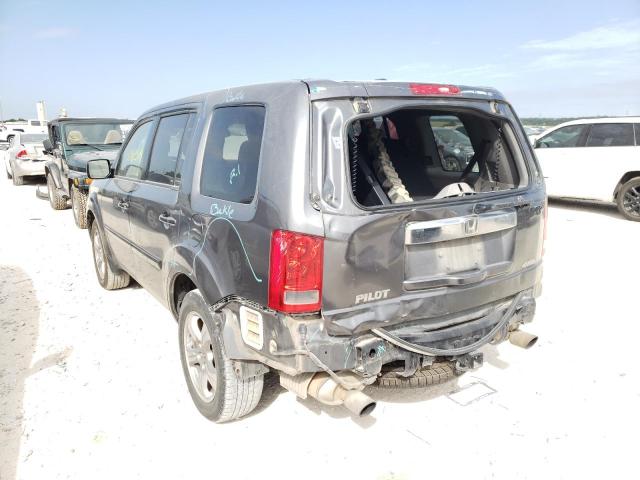 Photo 3 from auction – 2013 HONDA PILOT EXL with VIN 5FNYF4H60DB009550
