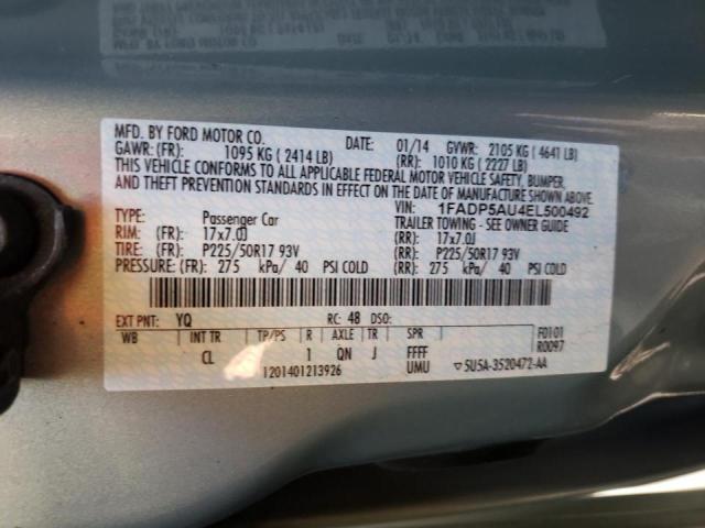 Photo 10 from auction – 2014 FORD C-MAX SE with VIN 1FADP5AU4EL500492