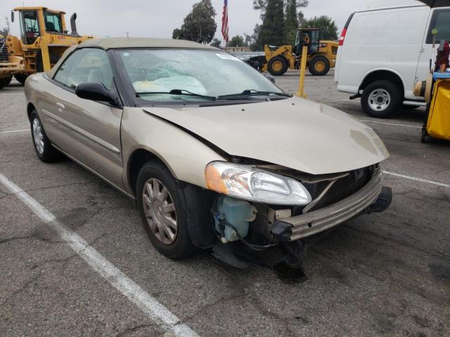 Photo 1 from auction – 2003 CHRYSLER SEBRING LX with VIN 1C3EL45X83N512143
