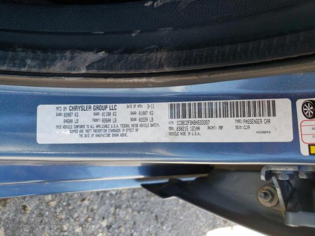Photo 10 from auction – 2011 CHRYSLER 200 LIMITE with VIN 1C3BC2FBXBN533357