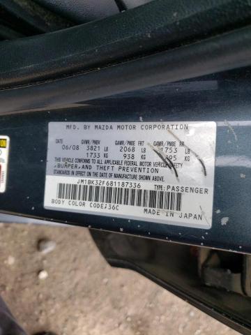 Photo 10 from auction – 2008 MAZDA 3 I with VIN JM1BK32F681187336