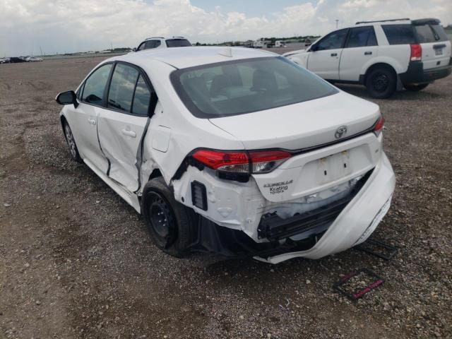 Photo 3 from auction – 2021 TOYOTA COROLLA LE with VIN 5YFEPMAE9MP193036
