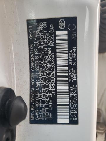 Photo 10 from auction – 2014 TOYOTA PRIUS with VIN JTDKN3DU3E0384940