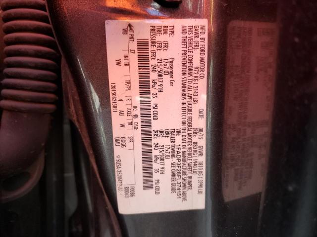 Photo 10 from auction – 2015 FORD FOCUS SE with VIN 1FADP3F28FL374151