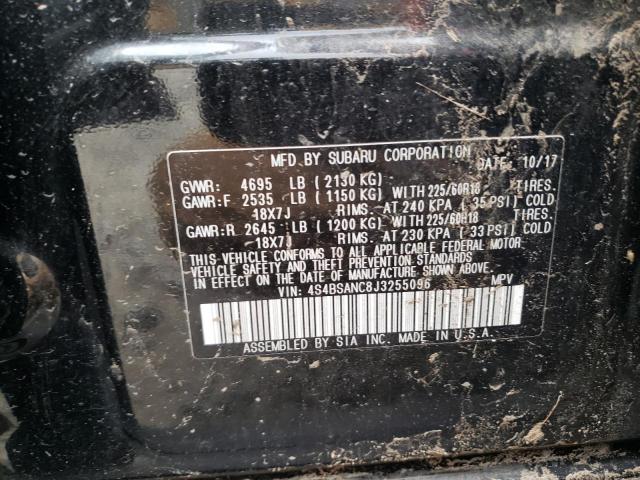 Photo 10 from auction – 2018 SUBARU OUTBACK 2. with VIN 4S4BSANC8J3255096