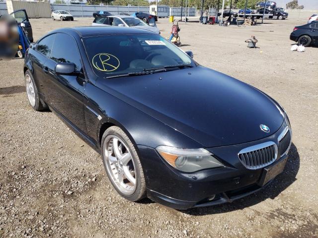 BMW 650 I 2006 with VIN WBAEH13486CR46077 - Photo from auction