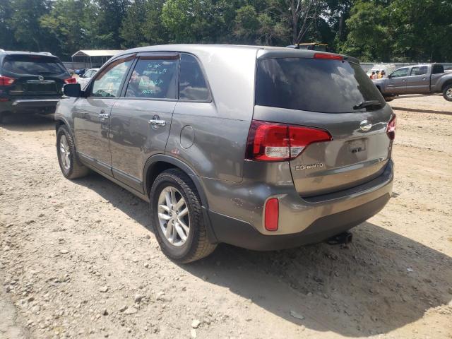 Photo 3 from auction – 2015 KIA SORENTO LX with VIN 5XYKT3A64FG554732