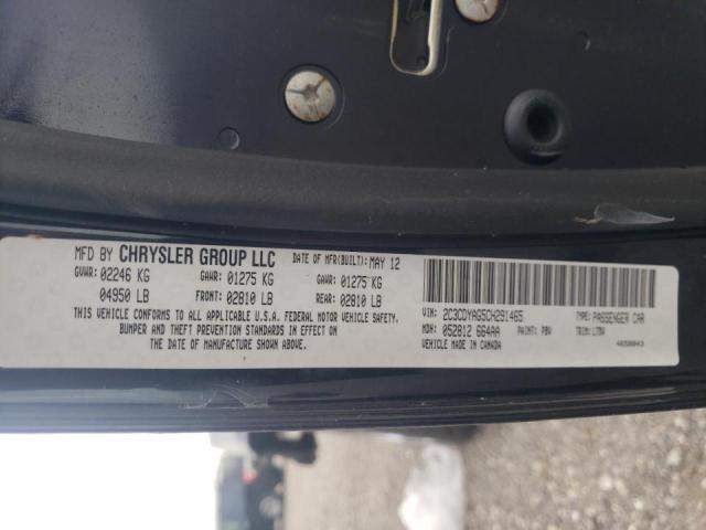 Photo 10 from auction – 2012 DODGE CHALLENGER with VIN 2C3CDYAG5CH291465