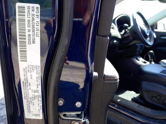 Photo 10 from auction – 2021 JEEP COMPASS LA with VIN 3C4NJDBB3MT517598