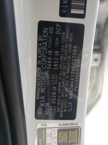 Photo 10 from auction – 2017 KIA RIO LX with VIN KNADM4A33H6027088