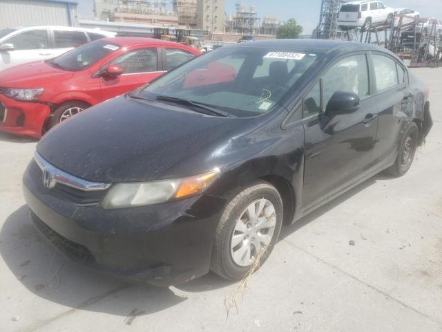 Photo 2 from auction – 2012 HONDA CIVIC LX with VIN 19XFB2F57CE088219