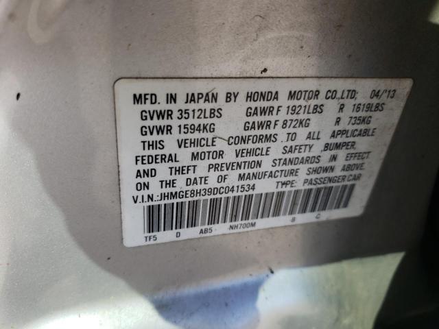 Photo 10 from auction – 2013 HONDA FIT with VIN JHMGE8H39DC041534