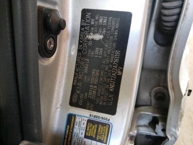 Photo 10 from auction – 2010 KIA SOUL + with VIN KNDJT2A22A7161191