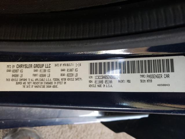 Photo 10 from auction – 2014 CHRYSLER 200 LX with VIN 1C3CCBAB5EN209684