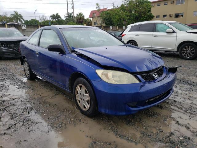 HONDA CIVIC DX V 2004 with VIN 1HGEM22154L063628 - Photo from auction