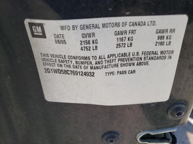 Photo 10 from auction – 2006 CHEVROLET IMPALA SUP with VIN 2G1WD58C769124932