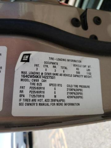 Photo 10 from auction – 2001 BUICK PARK AVENU with VIN 1G4CW54KX14227531