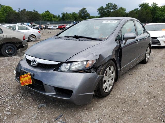 Photo 2 from auction – 2010 HONDA CIVIC LX with VIN 19XFA1F58AE017038