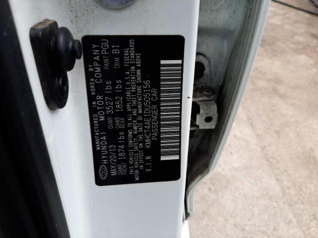 Photo 10 from auction – 2013 HYUNDAI ACCENT GLS with VIN KMHCT4AE1DU505156