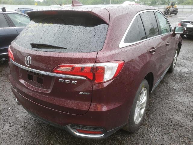 Photo 4 from auction – 2016 ACURA RDX with VIN 5J8TB4H39GL014180