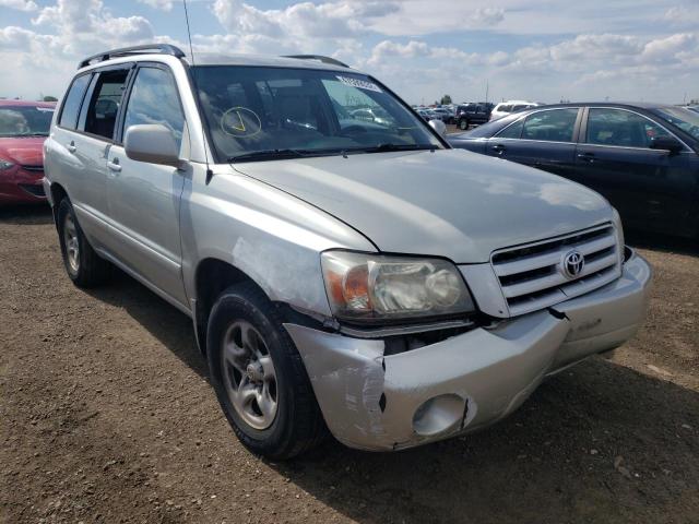 TOYOTA HIGHLANDER 2004 with VIN JTEGD21AX40096730 - Photo from auction