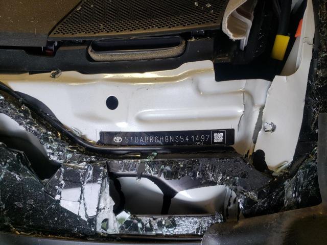 Photo 10 from auction – 2022 TOYOTA HIGHLANDER with VIN 5TDABRCH8NS541497