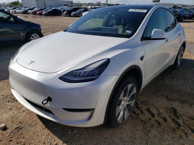 Photo 2 from auction – 2021 TESLA MODEL Y with VIN 5YJYGDED5MF106999