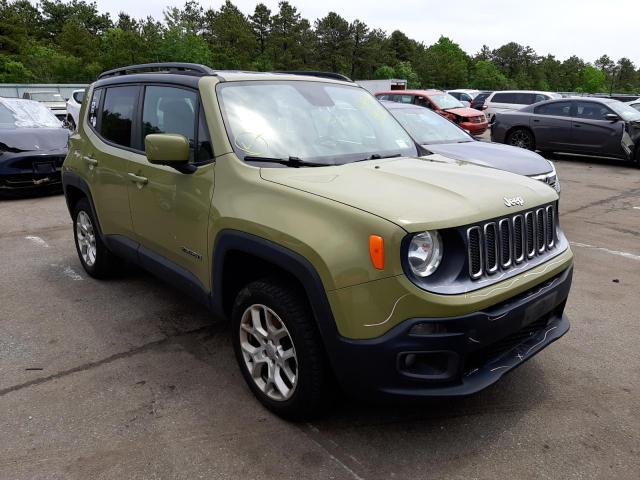 JEEP RENEGADE L 2015 with VIN ZACCJBBT1FPB51106 - Photo from auction