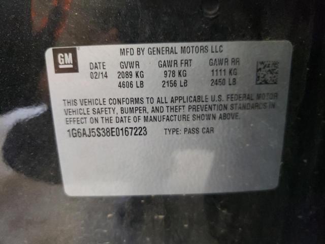 Photo 10 from auction – 2014 CADILLAC ATS PERFOR with VIN 1G6AJ5S38E0167223