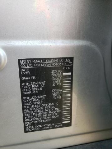 Photo 10 from auction – 2017 NISSAN ROGUE S with VIN KNMAT2MV5HP513812