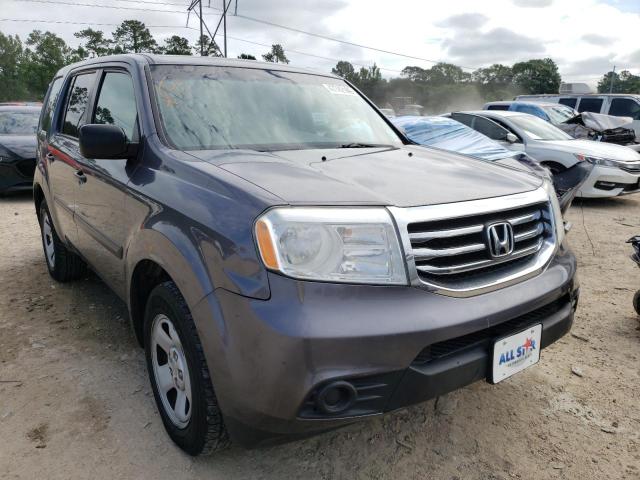 HONDA PILOT LX 2015 with VIN 5FNYF3H29FB025532 - Photo from auction