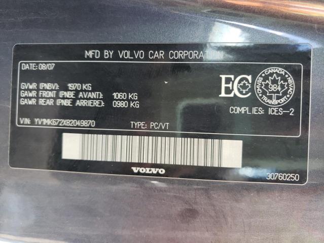 Photo 10 from auction – 2008 VOLVO C30 T5 with VIN YV1MK672X82049870
