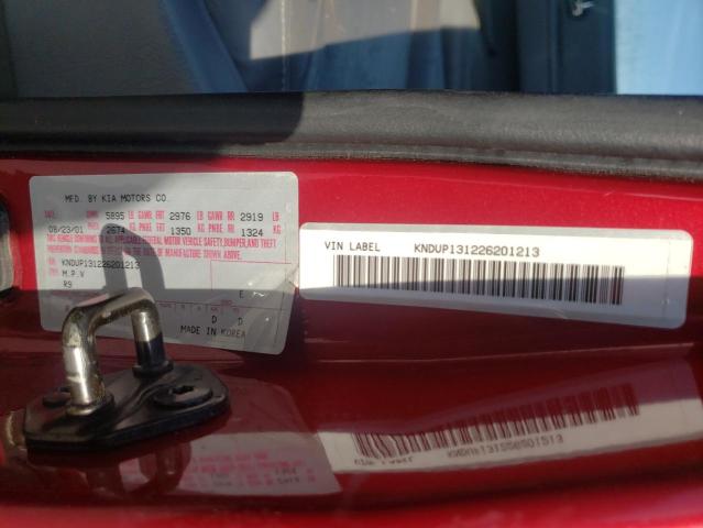Photo 10 from auction – 2002 KIA SEDONA EX with VIN KNDUP131226201213