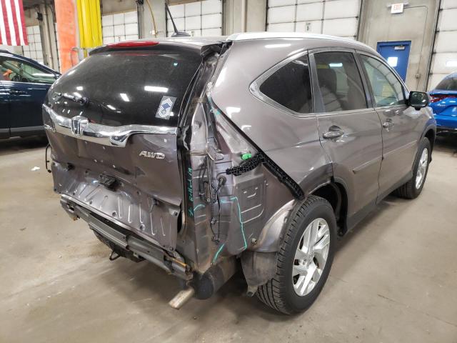 Photo 4 from auction – 2016 HONDA CR-V EXL with VIN 5J6RM4H79GL071964