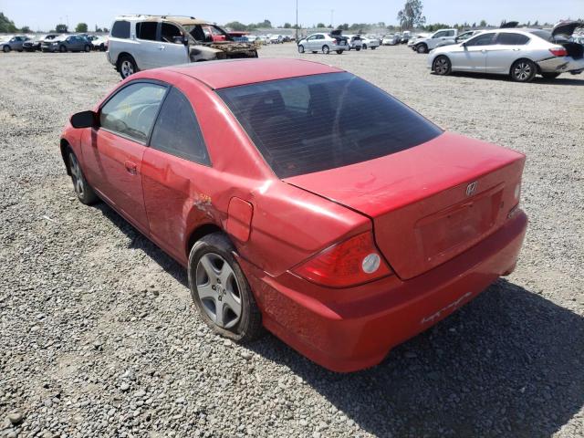 Photo 9 from auction – 2004 HONDA CIVIC EX with VIN 1HGEM21994L077989