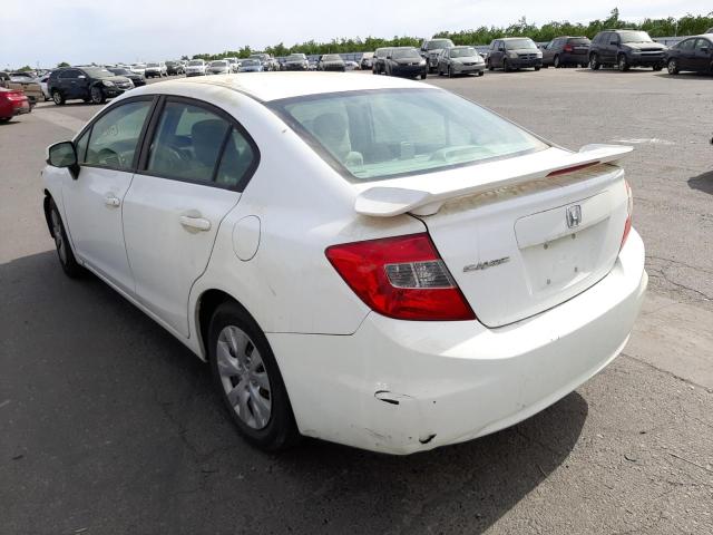 Photo 3 from auction – 2012 HONDA CIVIC LX with VIN 19XFB2F59CE369728