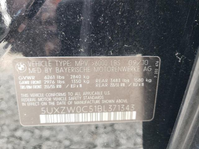 Photo 10 from auction – 2011 BMW X5 XDRIVE3 with VIN 5UXZW0C51BL371343