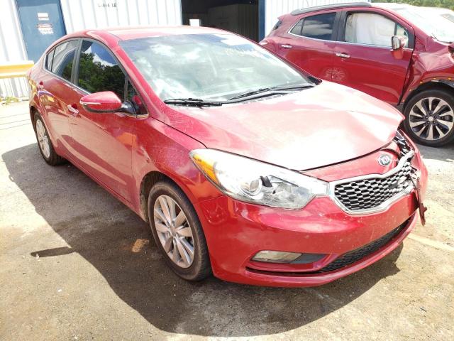 KIA FORTE EX 2014 with VIN KNAFX4A83E5165663 - Photo from auction