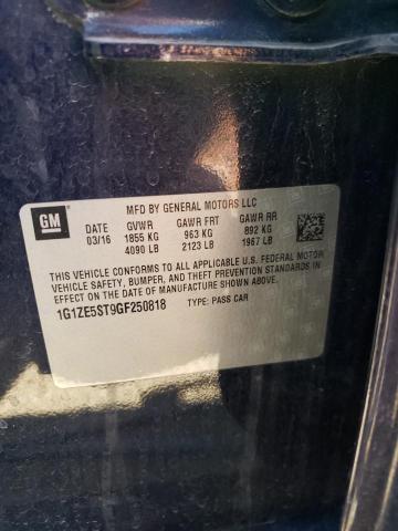 Photo 10 from auction – 2016 CHEVROLET MALIBU LT with VIN 1G1ZE5ST9GF250818
