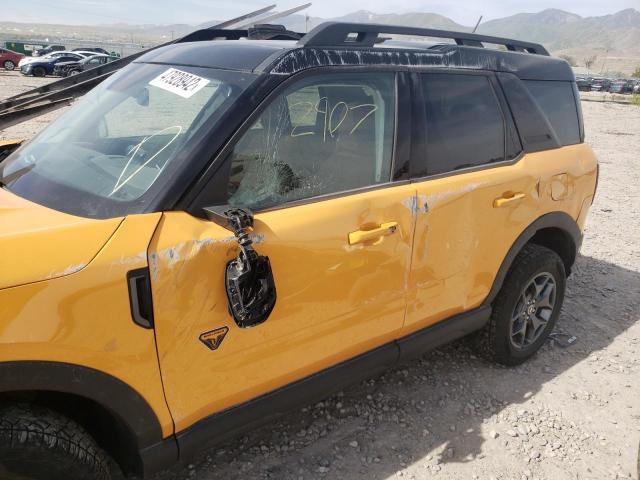 Photo 9 from auction – 2021 FORD BRONCO SPO with VIN 3FMCR9D95MRA88609