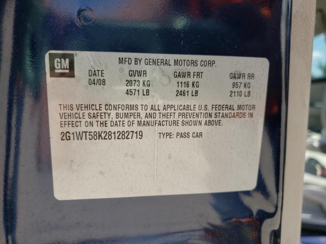 Photo 10 from auction – 2008 CHEVROLET IMPALA LT with VIN 2G1WT58K281282719