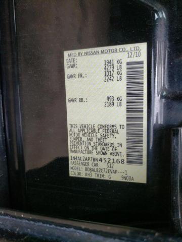 Photo 10 from auction – 2011 NISSAN ALTIMA BAS with VIN 1N4AL2AP7BN452168